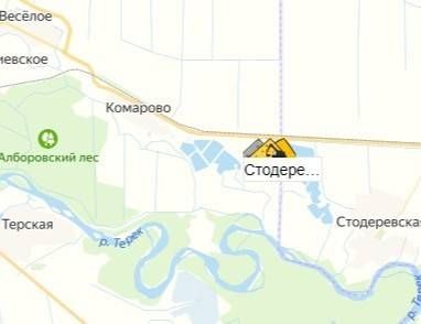 карьер Стодеревский на карте