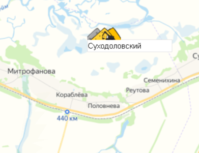 Карьер Суходоловский на карте
