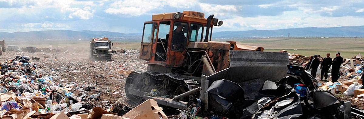 Ликвидируют свалку мусора у аэропорта. Абакан