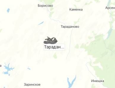 Тарадановский карьер на карте