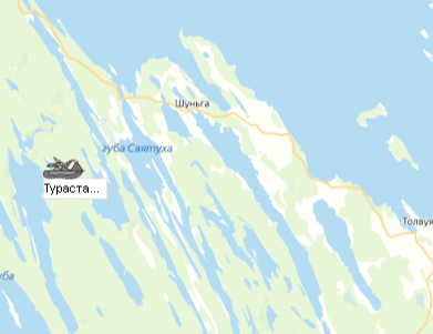 Карьер Турастамозерское на карте