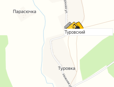 Карьер Туровский на карте