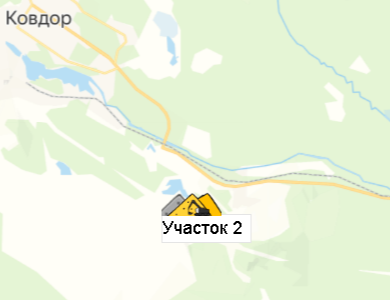 Участок 2 на карте