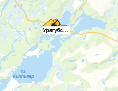 Карьер Урагубский-3 на карте
