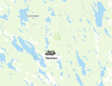 Карьер Ушкальское на карте