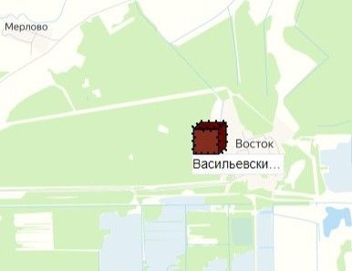 Карьер Васильевский Мох на карте