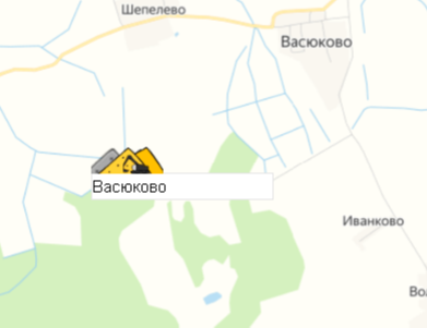 Карьер Васюково на карте