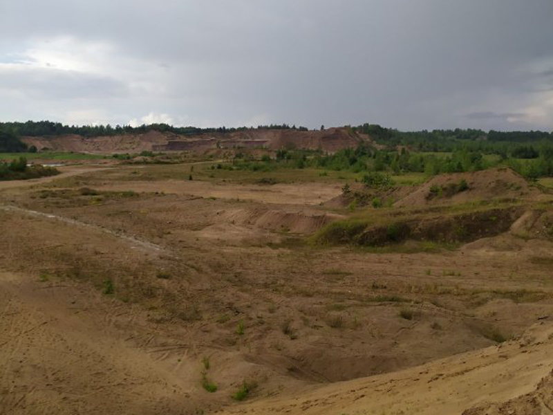 карьер Ваулины горы Псковская область