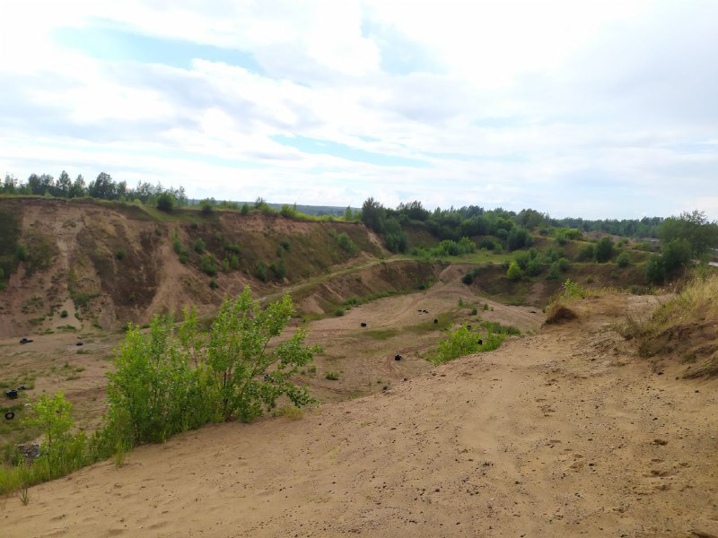 карьер Ваулины горы Псковская область