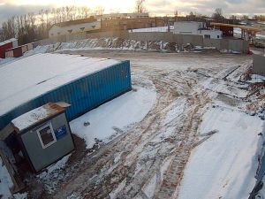 Веб-камера на Глухоозерском шоссе на снегоприемном пункте