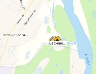 карьер Верхние Кропачи  на карте