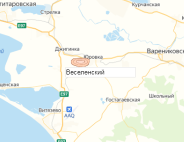 карьер Веселенский  на карте