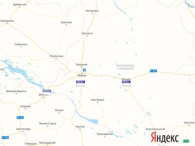 весовой контроль на карте в Калмыкии