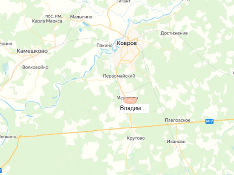 ВКУ на карте