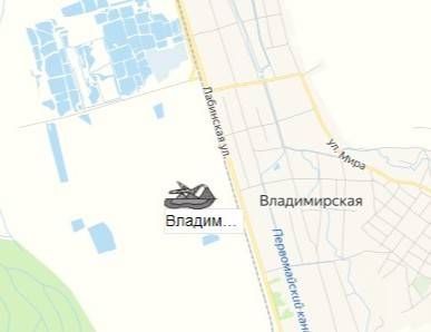 карьер Владимирский на карте