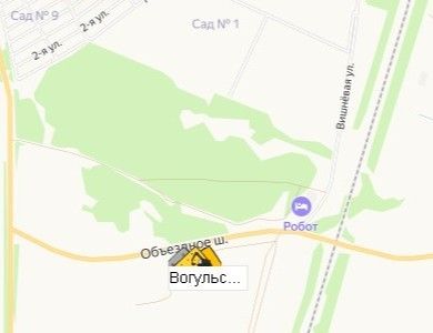 карьер Вогульский  на карте