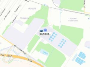 схема  проезда к снегоплавильному  пункту на Волхонском шоссе