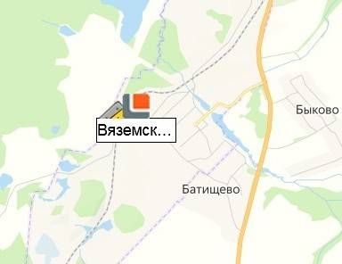 Вяземский щебеночный завод на карте