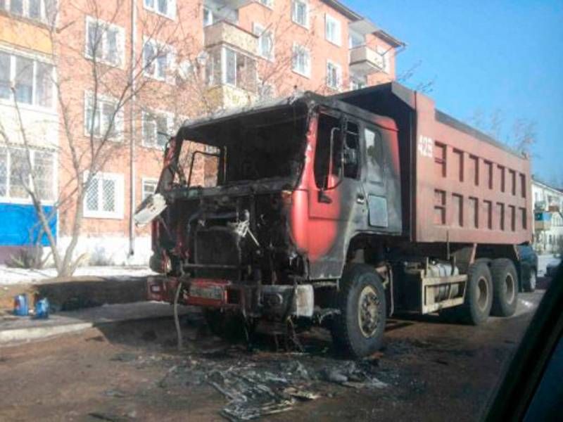 Выгорел полностью HOWO