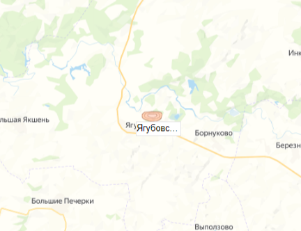 ягубовский карьер на карте