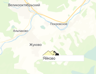 Карьер Яйково на карте