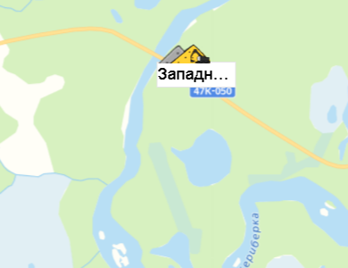 Карьер Западная Териберка на карте