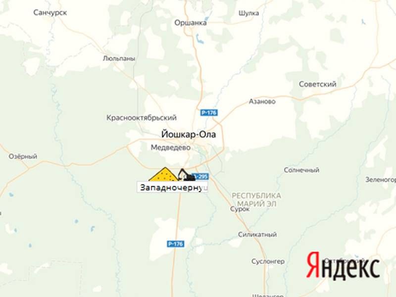 западночернушинское-на-карте