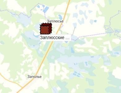 Карьер Заплюсские Мхи на карте