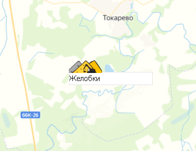 Карьер Желобки на карте