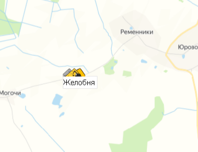 Карьер Желобня на карте