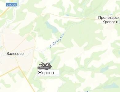 Карьер Жерновское на карте