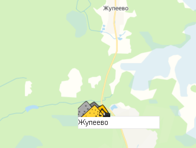 Карьер Жупеево на карте