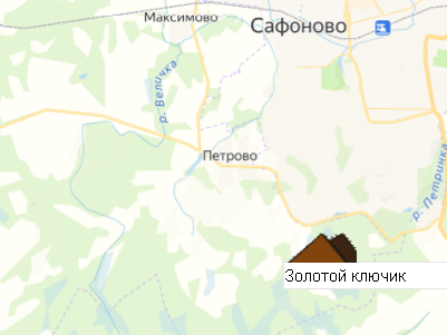 Карьер Золотой ключик на карте